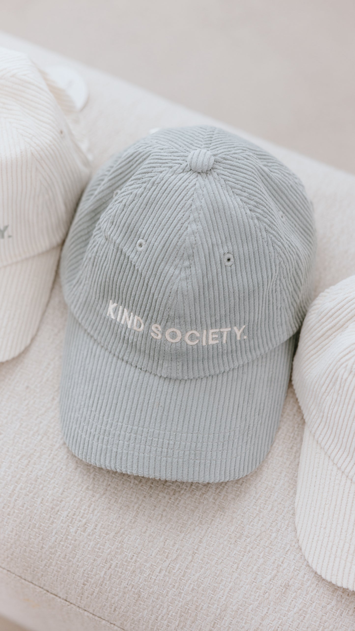 ‘Kind Society’ Corduroy Cap