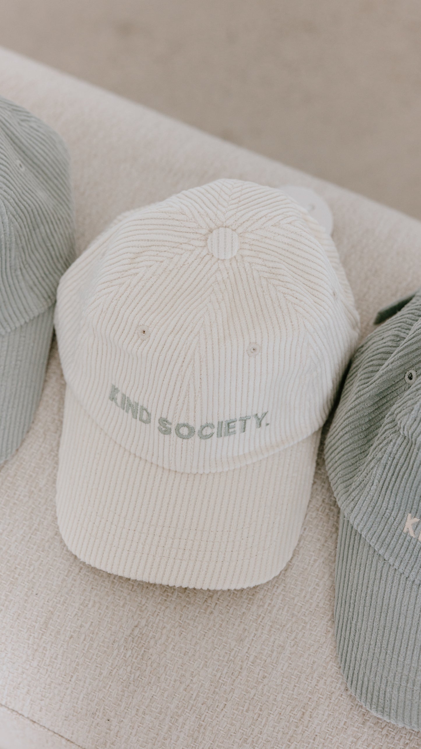 ‘Kind Society’ Corduroy Cap