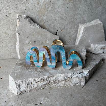 Luxury Wave Claw Clips