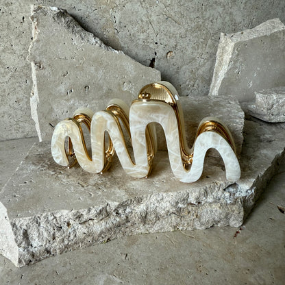 Luxury Wave Claw Clips