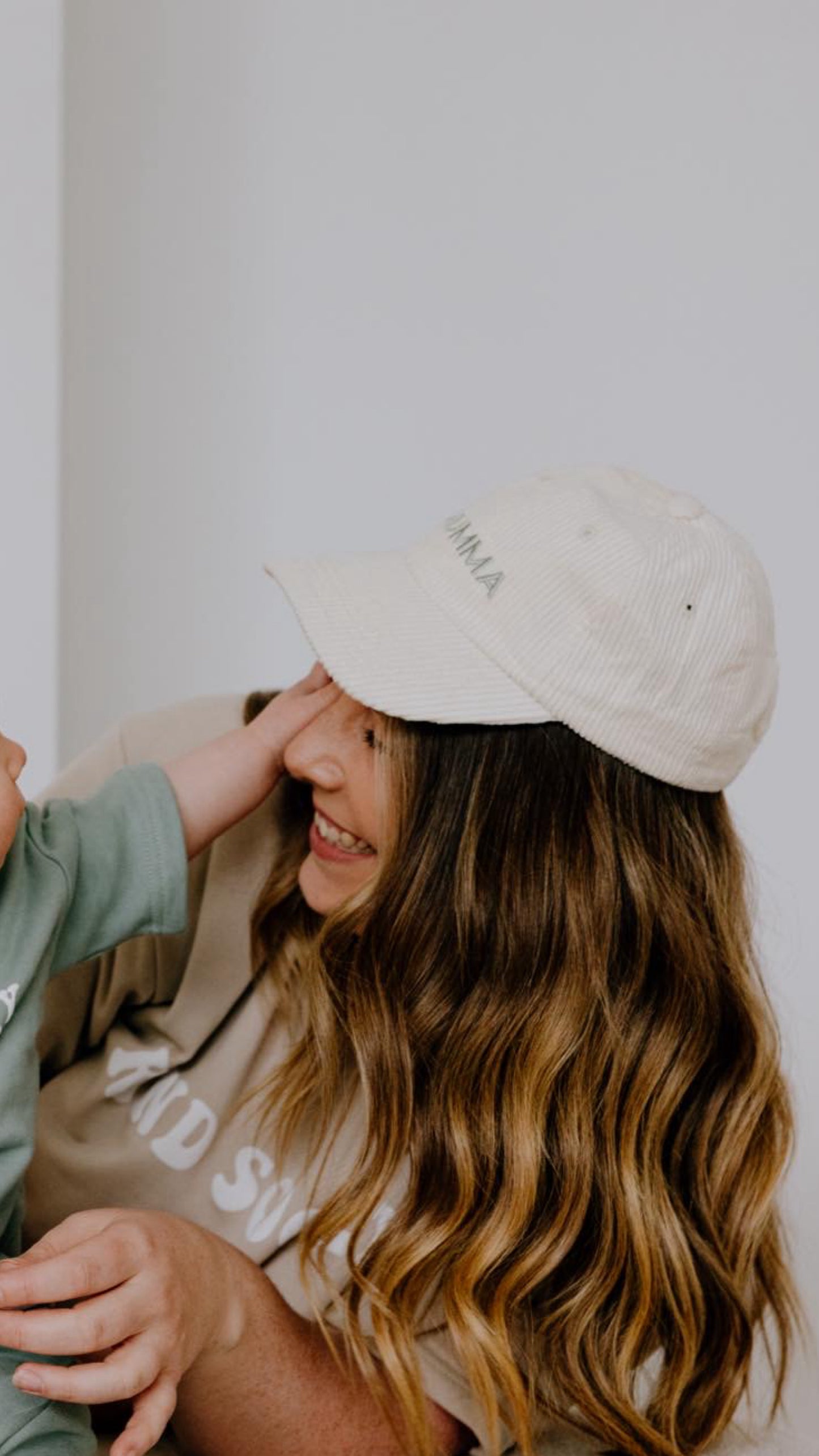 ‘Mumma’ Corduroy Cap