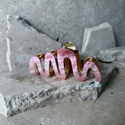 Luxury Wave Claw Clips