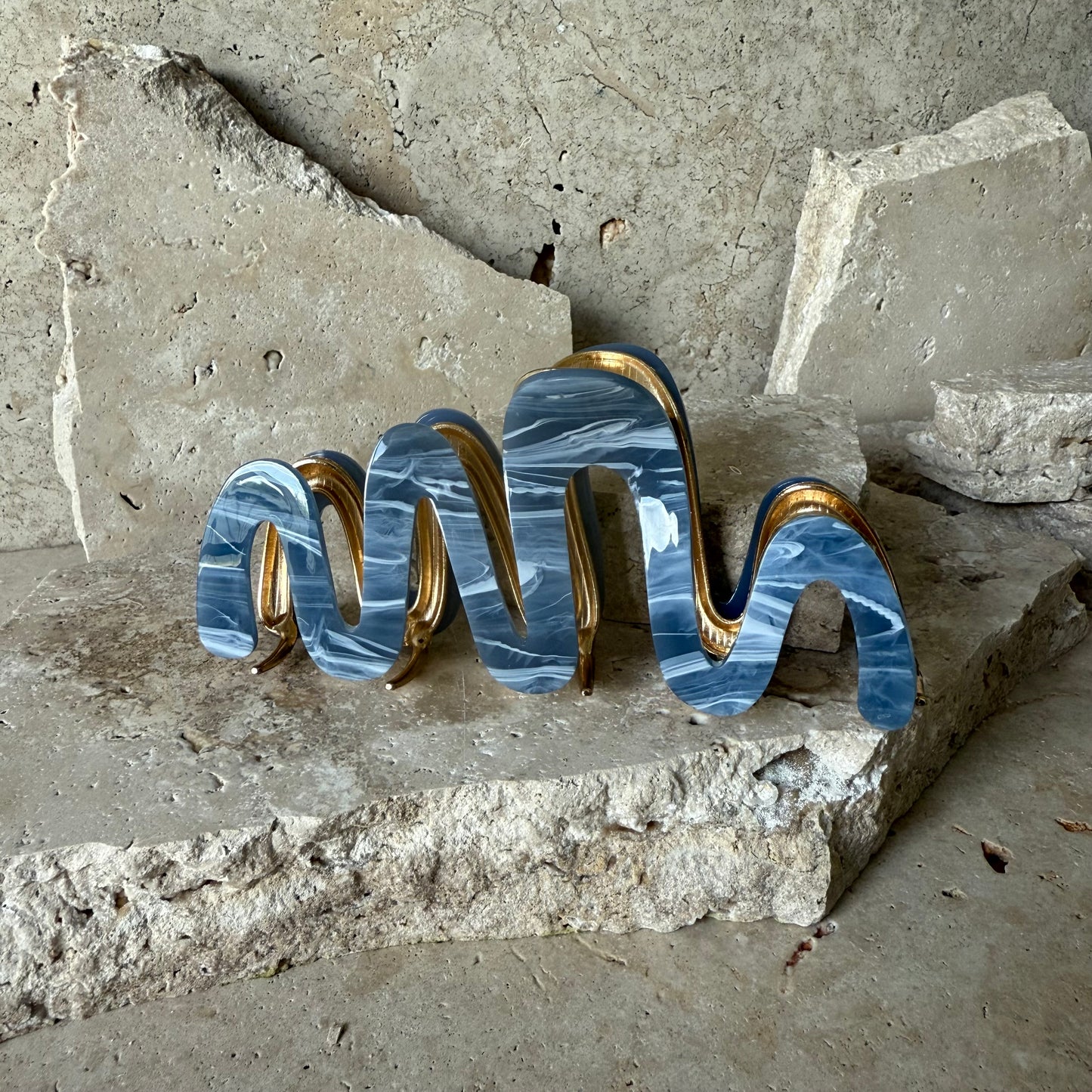 Luxury Wave Claw Clips